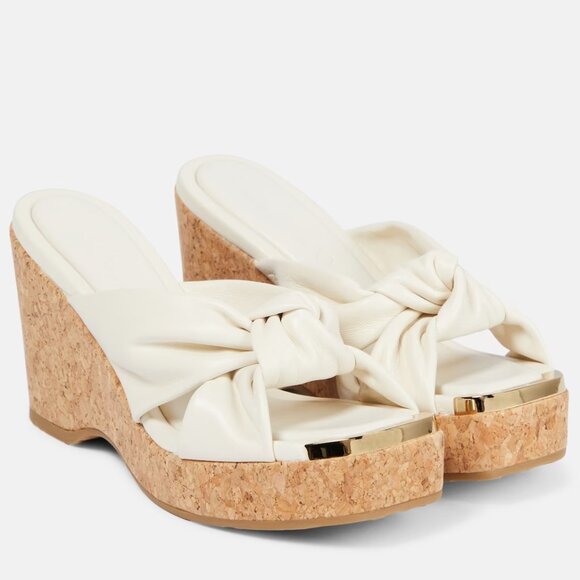 Jimmy Choo Jimmy Choo Avenue Wedge 95 Size 6 - Picture 1 of 6